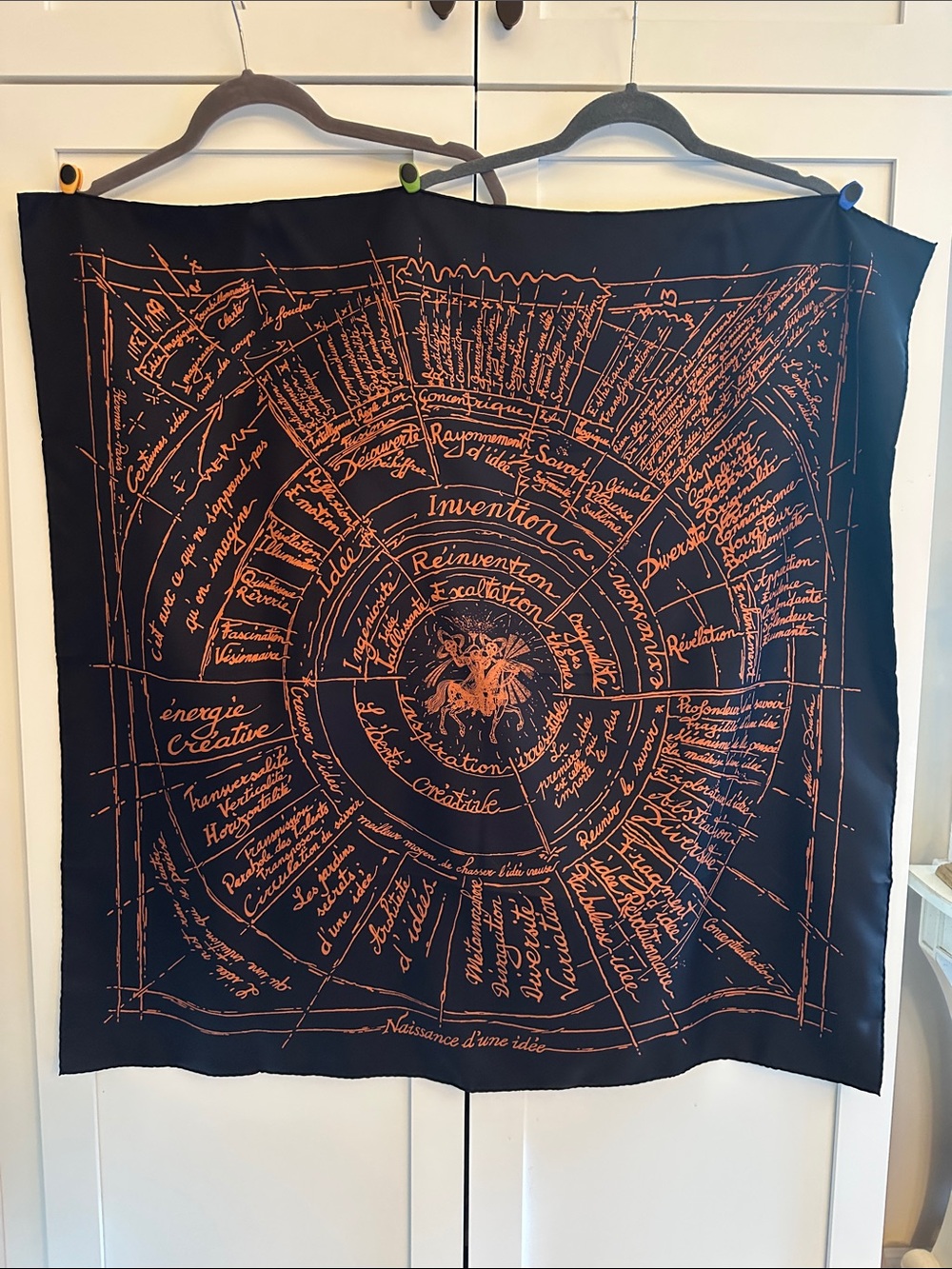 Hermes silk scarf -“NAISSANCE D’UNE IDEE”